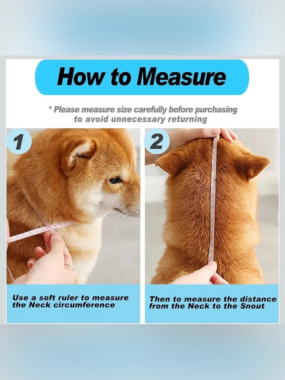 Supet Dog Cone Collar Adjustable After Surgery, Comfortable Pet Recovery Collar